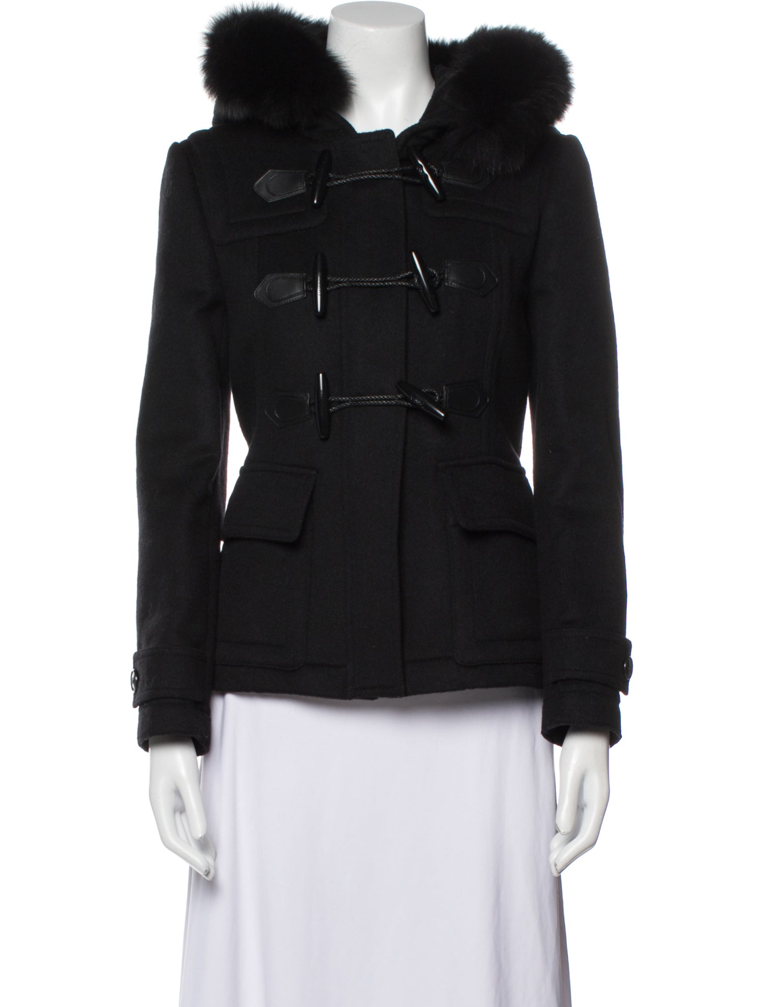 Burberry Brit Wool Faux Fur Jacket