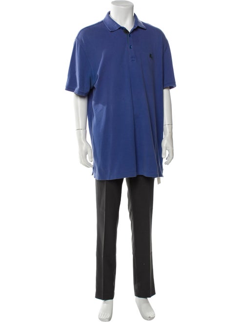 Burberry Brit Nova Check Pattern Collar Polo Shirt