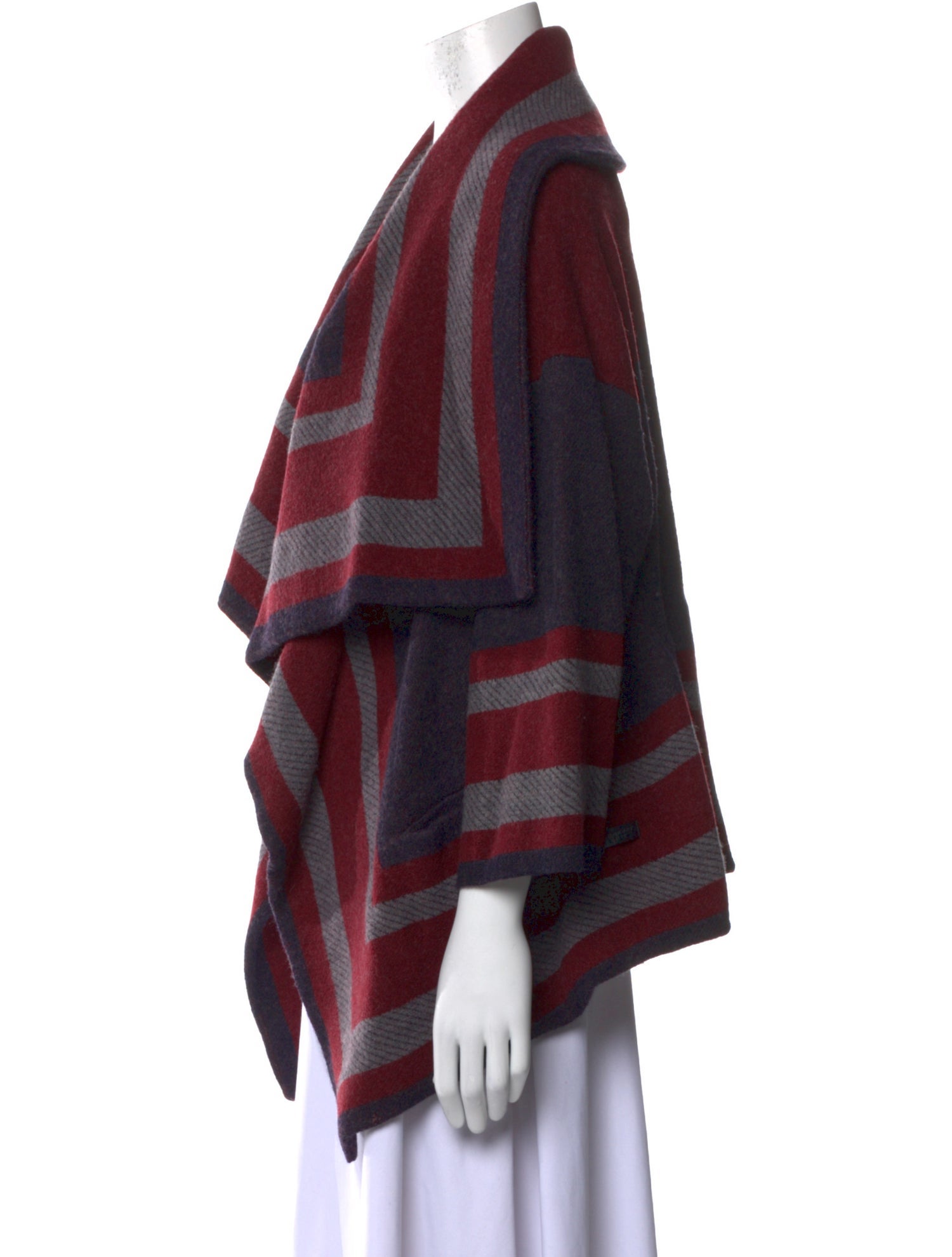 Burberry Brit Striped V-Neck Sweater