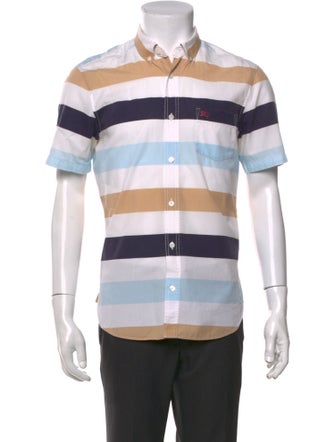 Burberry Brit Exploded Check Pattern Short Sleeve Shirt