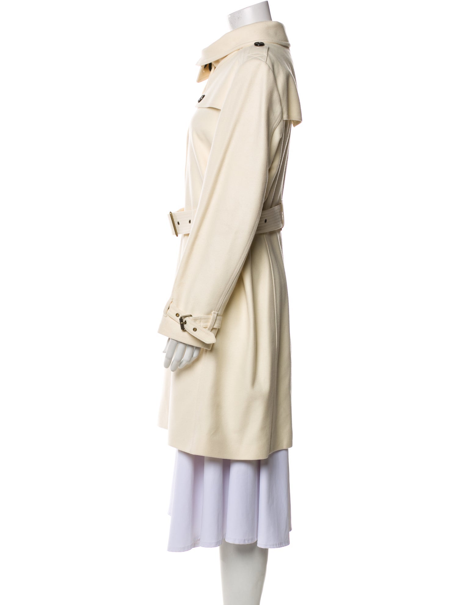 Burberry Brit Virgin Wool Trench Coat
