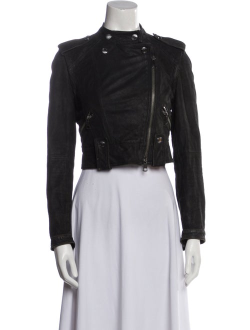 Burberry Brit Goat Leather Biker Jacket