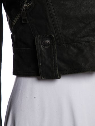 Burberry Brit Goat Leather Biker Jacket