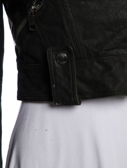 Burberry Brit Goat Leather Biker Jacket