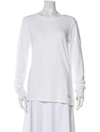 Burberry Brit Scoop Neck Long Sleeve T-Shirt