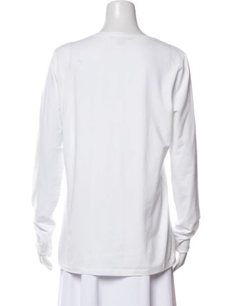 Burberry Brit Scoop Neck Long Sleeve T-Shirt