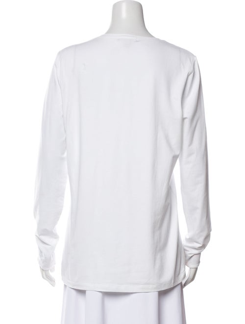 Burberry Brit Scoop Neck Long Sleeve T-Shirt