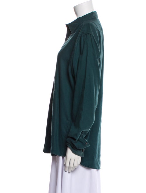 Burberry Brit Long Sleeve Button-Up Top