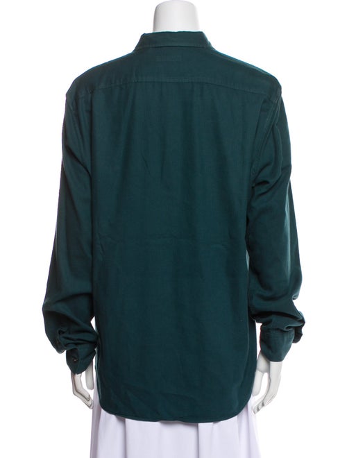 Burberry Brit Long Sleeve Button-Up Top