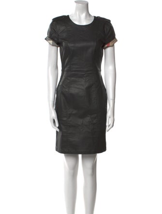 Burberry Brit Scoop Neck Mini Dress