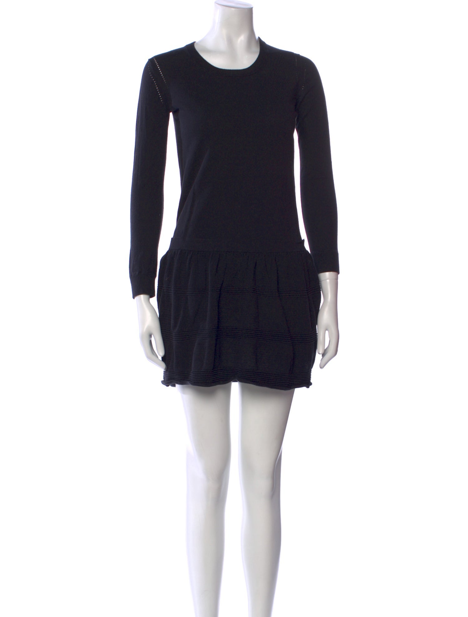 Burberry Brit Crew Neck Mini Dress