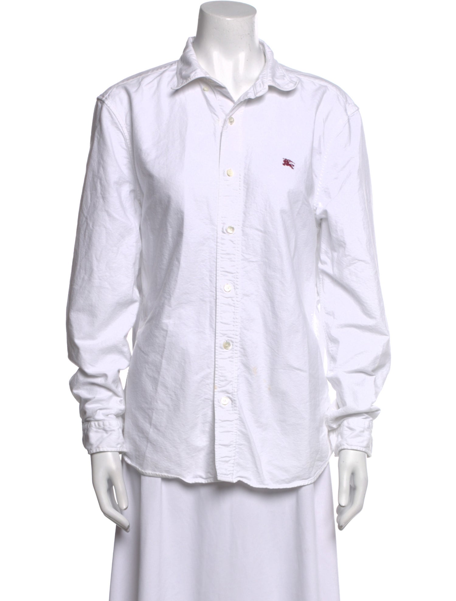 Burberry Brit Long Sleeve Button-Up Top