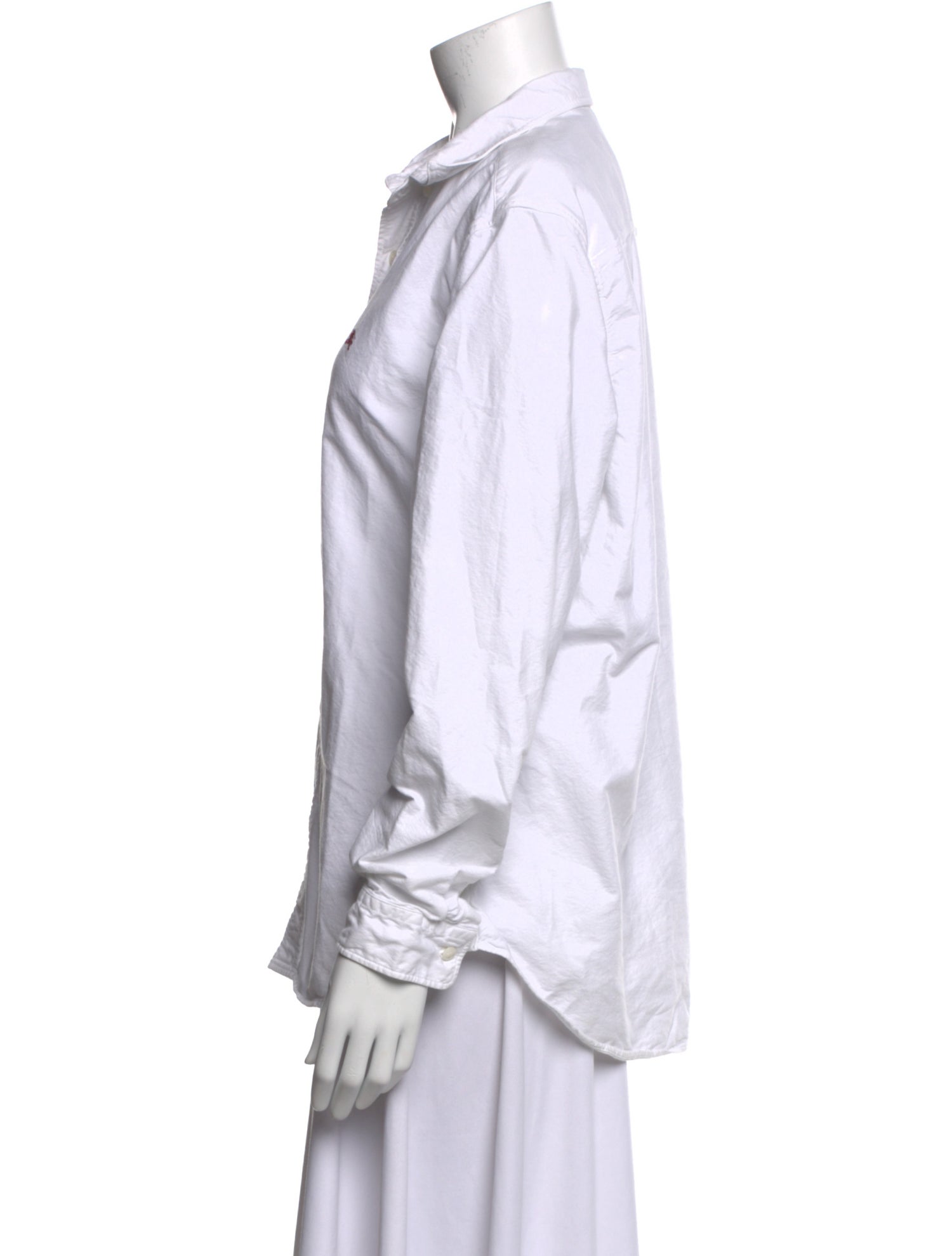 Burberry Brit Long Sleeve Button-Up Top