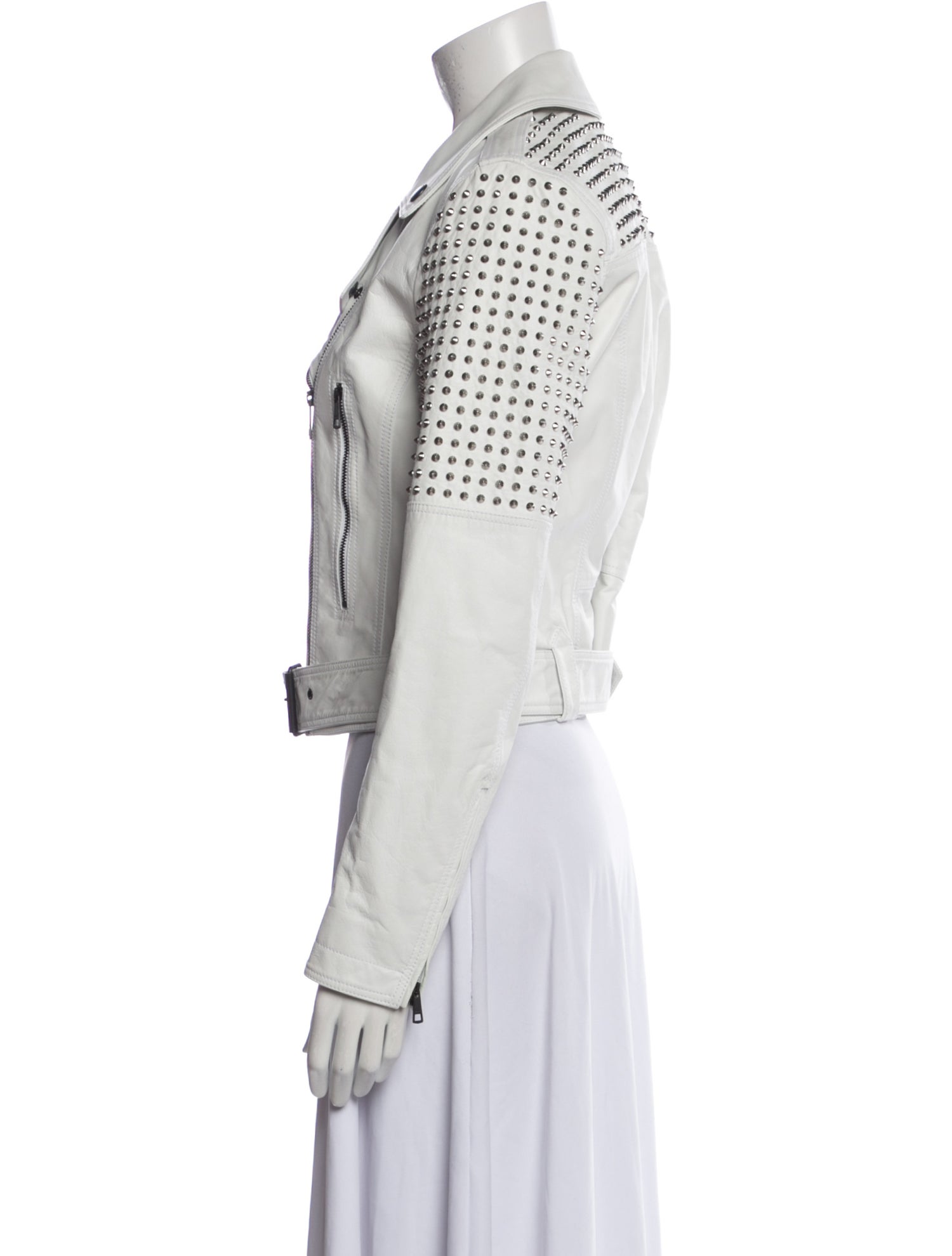 Burberry Brit Calf Leather Biker Jacket