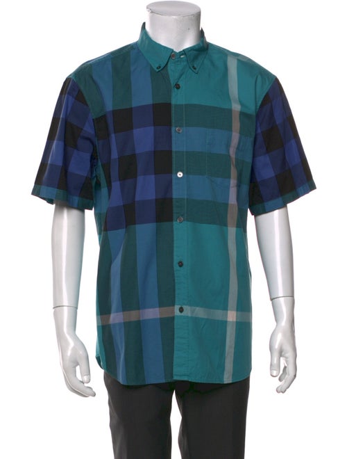 Burberry Brit Exploded Check Pattern Short Sleeve Shirt