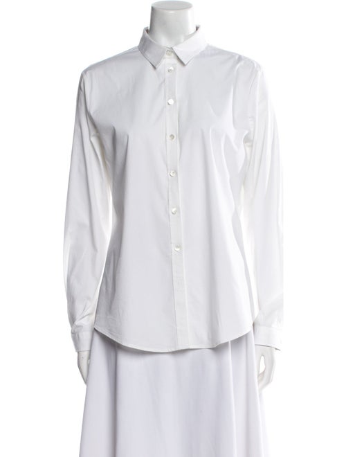 Burberry Brit Long Sleeve Button-Up Top
