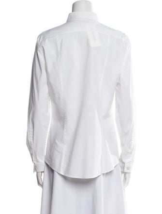 Burberry Brit Long Sleeve Button-Up Top