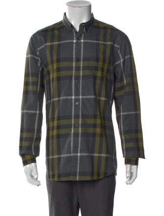 Burberry Brit Nova Check Pattern Long Sleeve Shirt