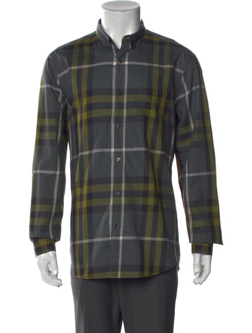 Burberry Brit Nova Check Pattern Long Sleeve Shirt