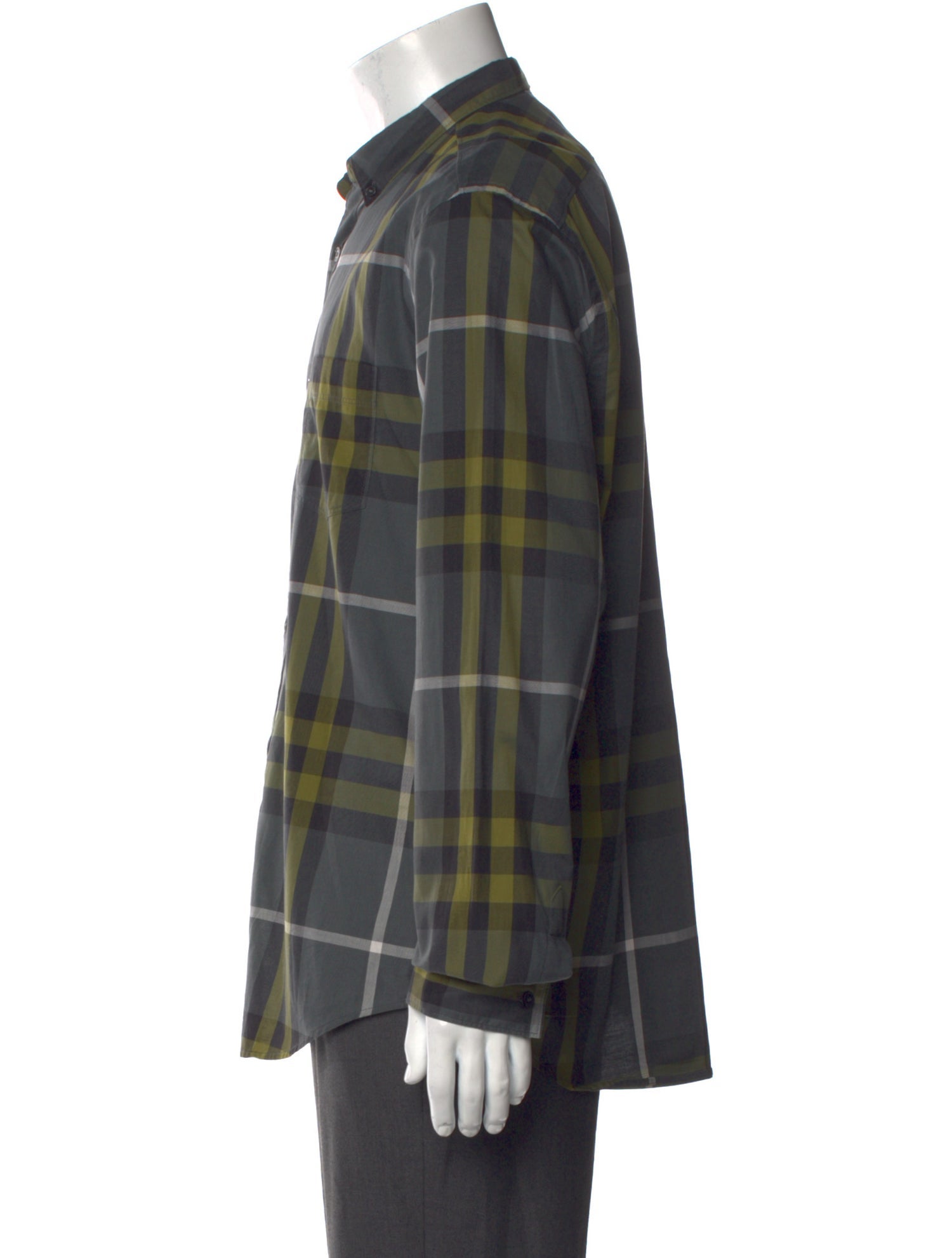Burberry Brit Nova Check Pattern Long Sleeve Shirt