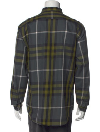 Burberry Brit Nova Check Pattern Long Sleeve Shirt