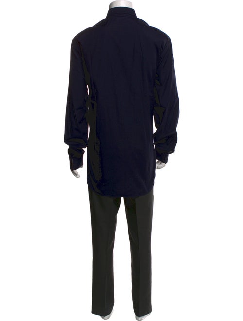 Burberry Brit Nova Check Pattern Long Sleeve Tuxedo Shirt