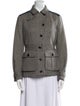 Burberry Brit Wool Striped Utility Jacket