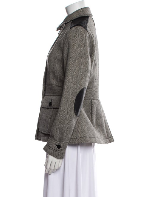 Burberry Brit Wool Striped Utility Jacket