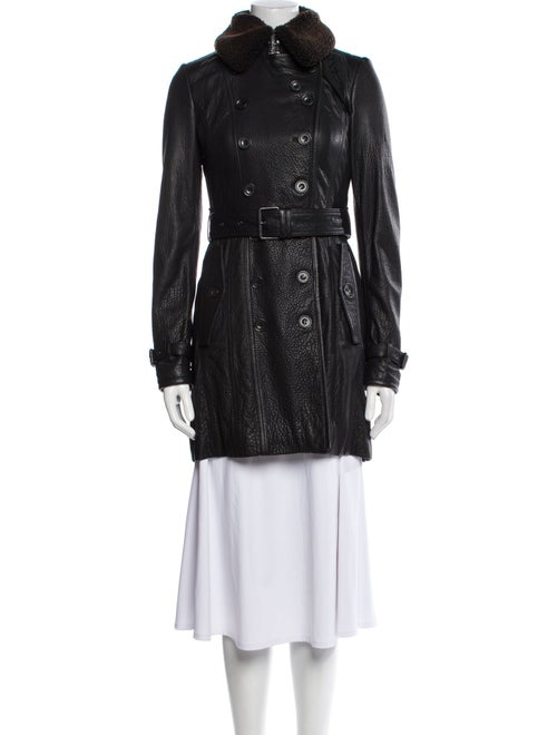 Burberry Brit Lamb Leather Fur Coat