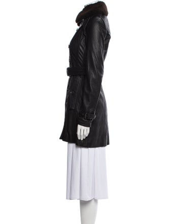 Burberry Brit Lamb Leather Fur Coat