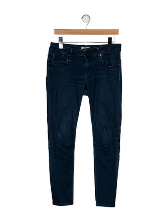 Burberry Brit Low-Rise Skinny Leg Jeans