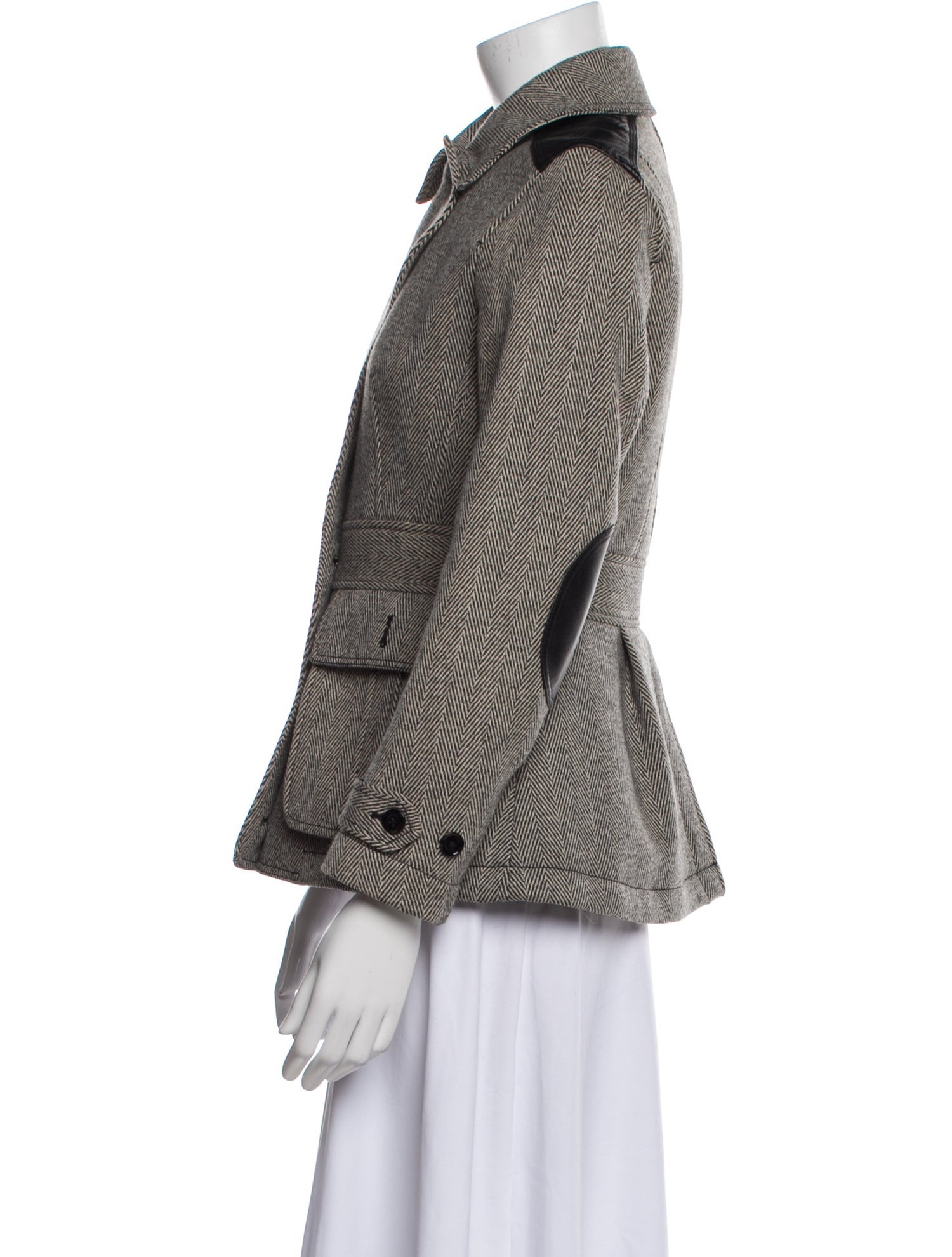 Burberry Brit Tweed Pattern Jacket