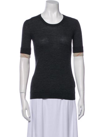 Burberry Brit Merino Wool Scoop Neck Sweater