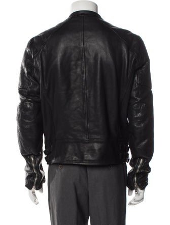 Burberry Brit Lamb Leather Moto Jacket