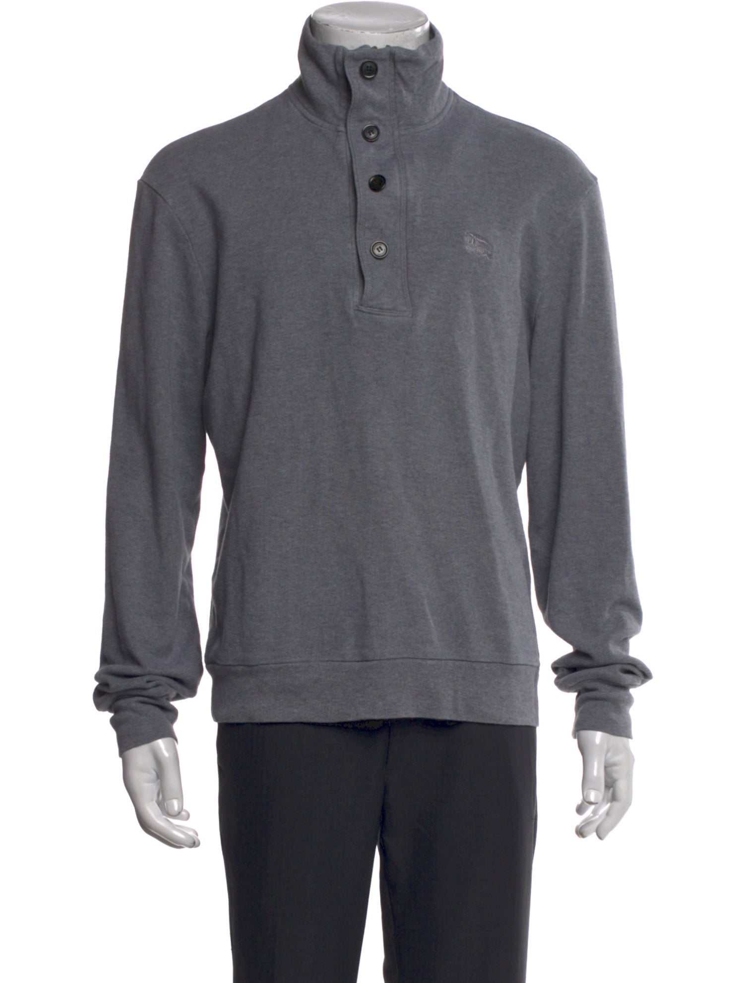 Burberry Brit Mock Neck Long Sleeve Pullover