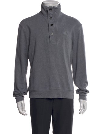 Burberry Brit Mock Neck Long Sleeve Pullover