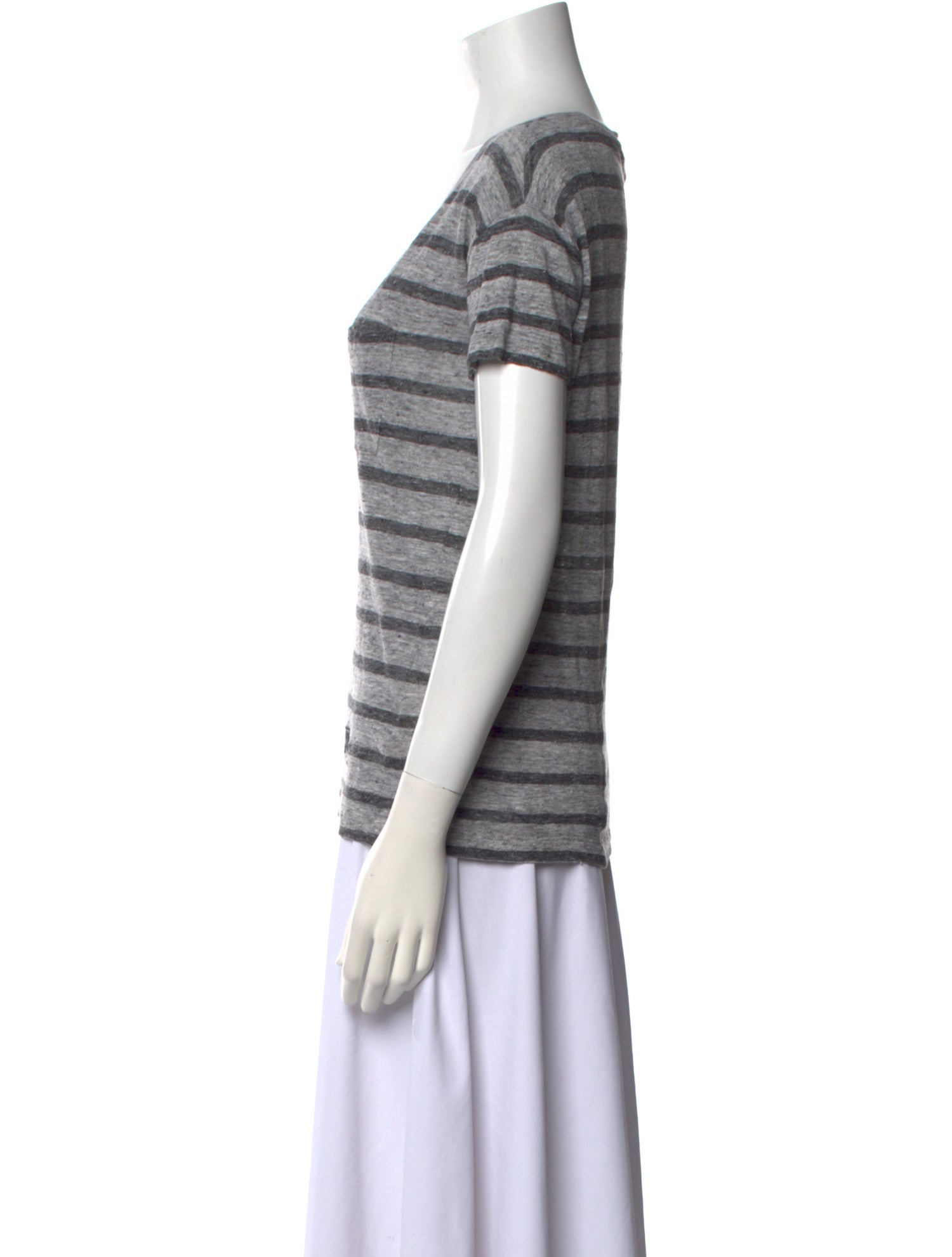 Burberry Brit Linen Striped T-Shirt