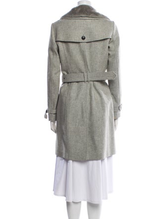 Burberry Brit Virgin Wool Faux Fur Jacket