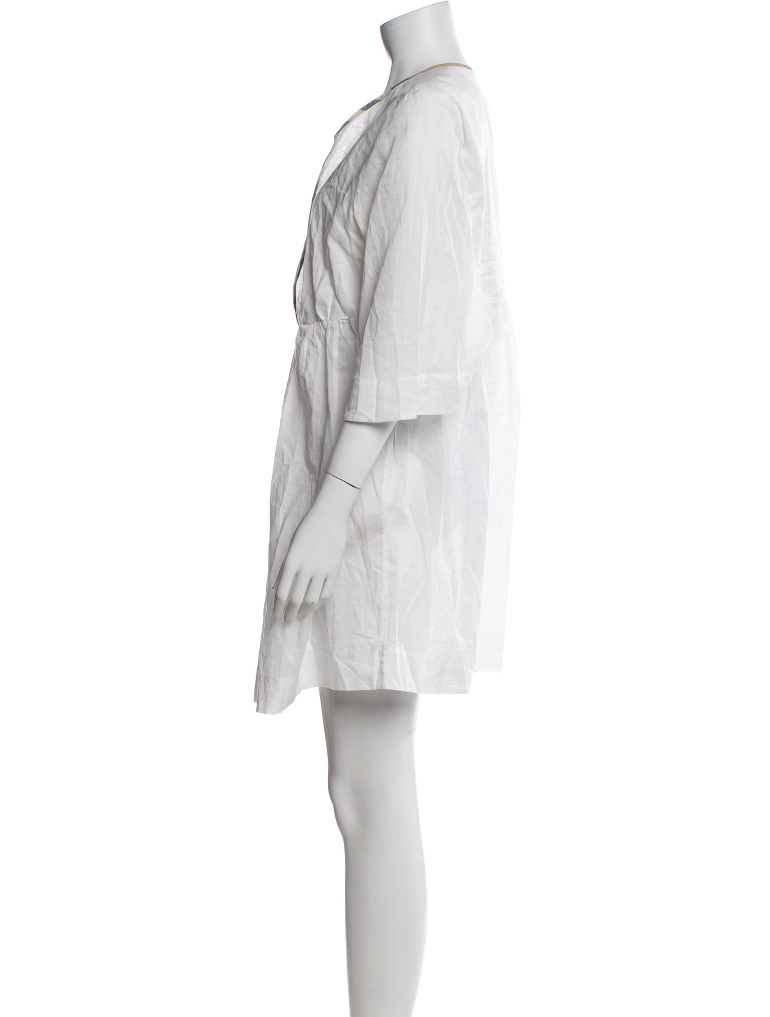 Burberry Brit V-Neck Mini Dress