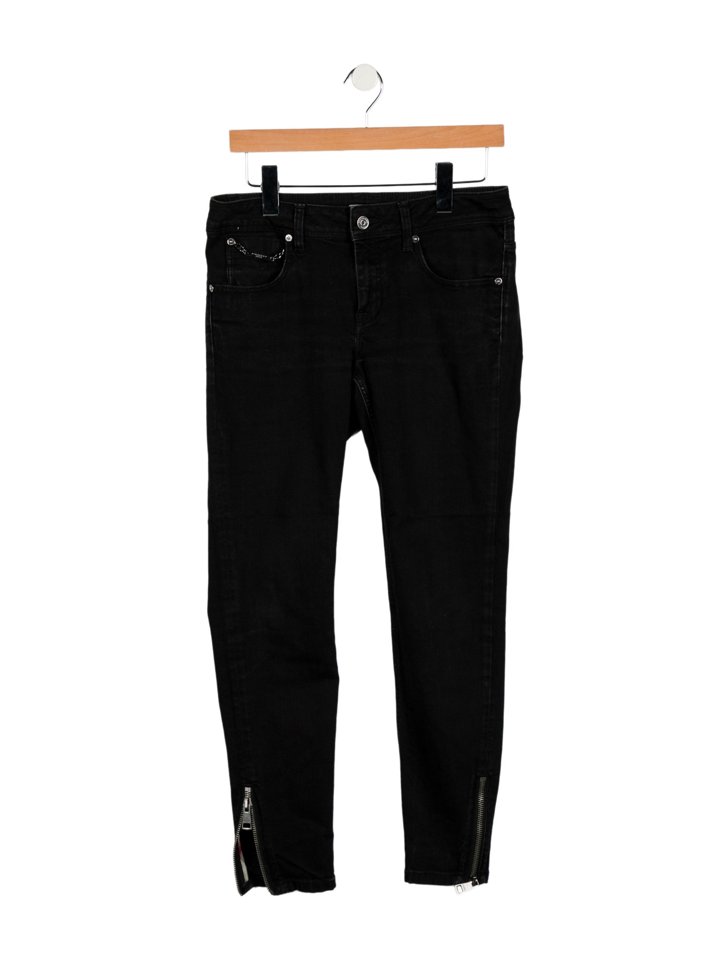 Burberry Brit Mid-Rise Skinny Leg Jeans