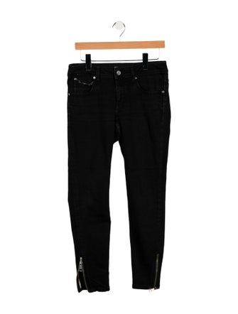 Burberry Brit Mid-Rise Skinny Leg Jeans