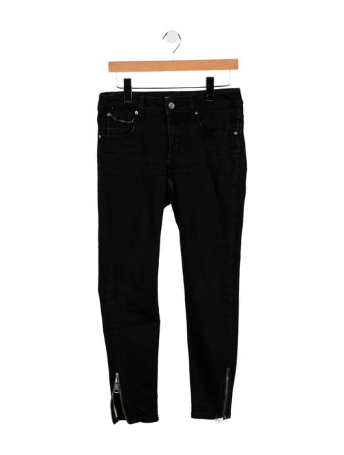 Burberry Brit Mid-Rise Skinny Leg Jeans
