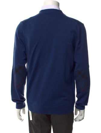 Burberry Brit Merino Wool V-Neck Cardigan