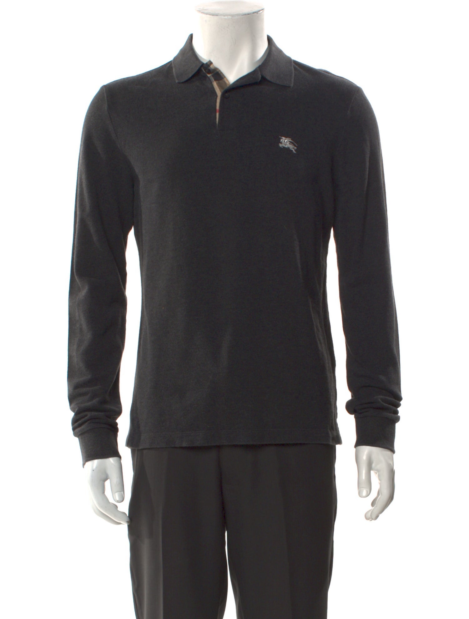 Burberry Brit House Check Pattern Collar Polo Shirt