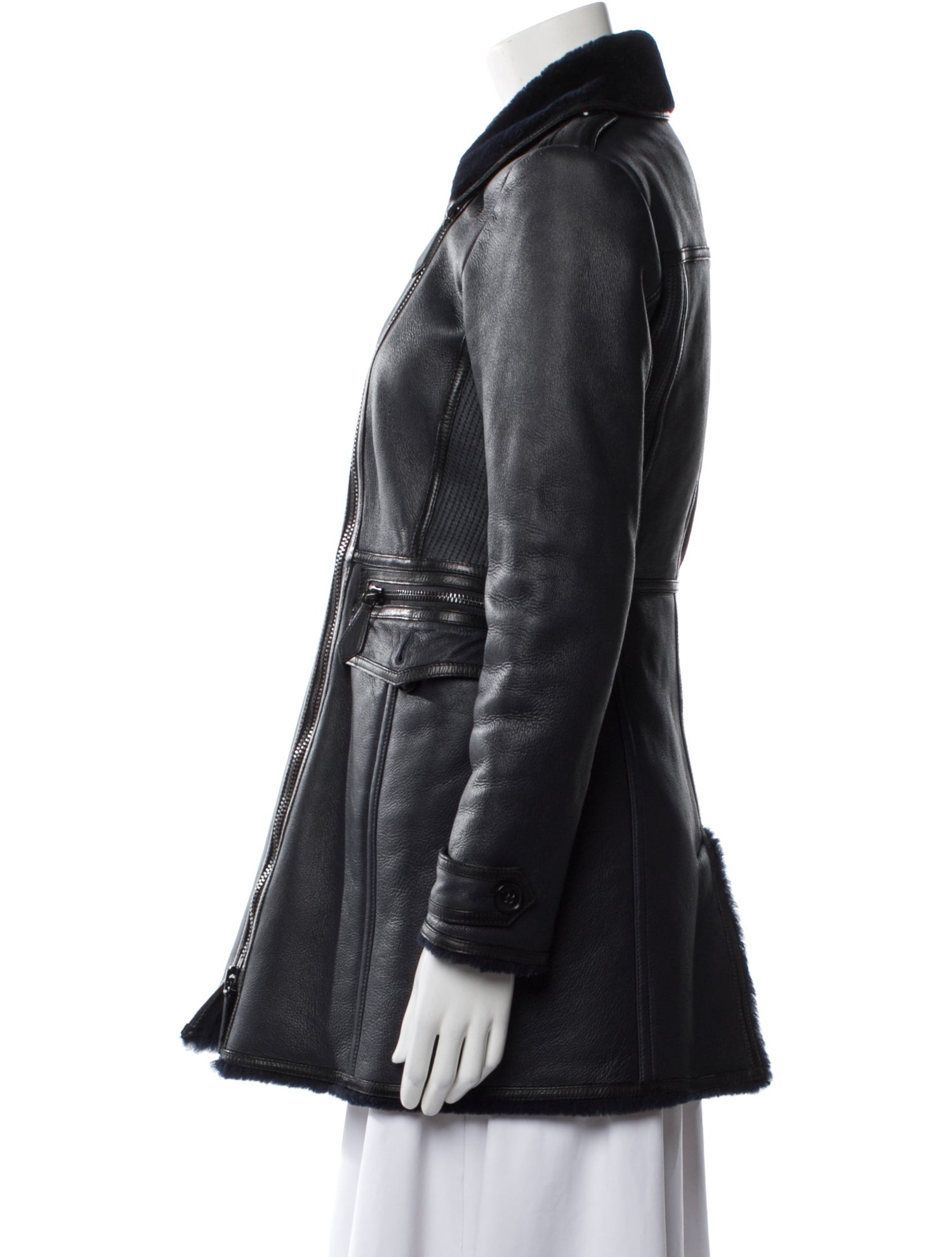 Burberry Brit Shearling Fur Coat