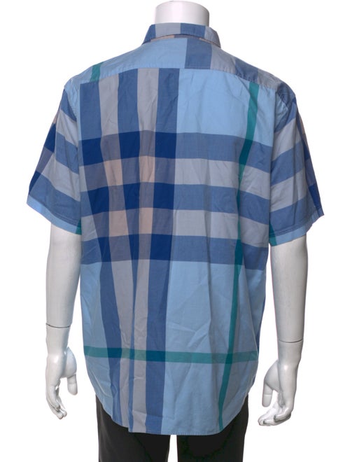 Burberry Brit Exploded Check Pattern Short Sleeve Shirt