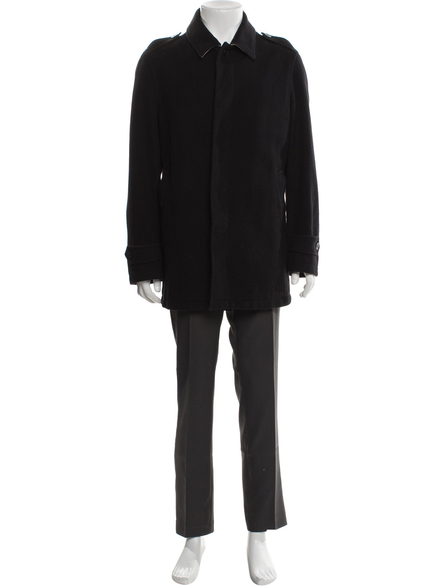 Burberry Brit Wool Overcoat