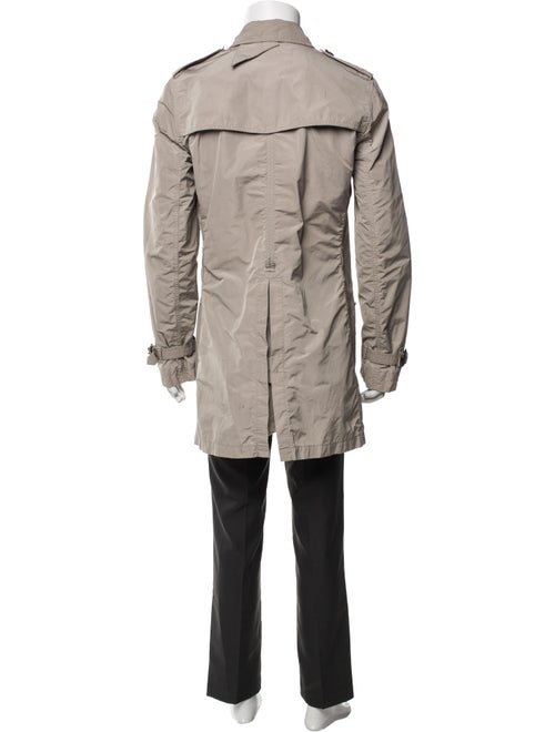 Burberry Brit Super Nova Check Pattern Trench Coat