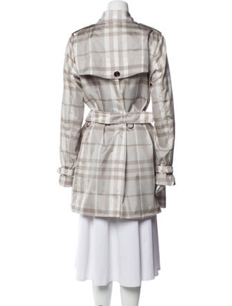 Burberry Brit Plaid Print Jacket