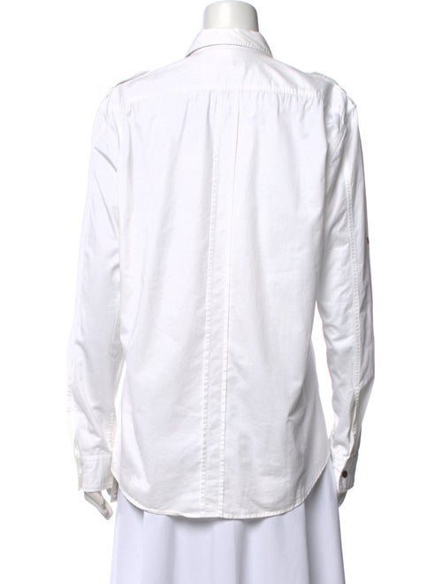 Burberry Brit Long Sleeve Button-Up Top